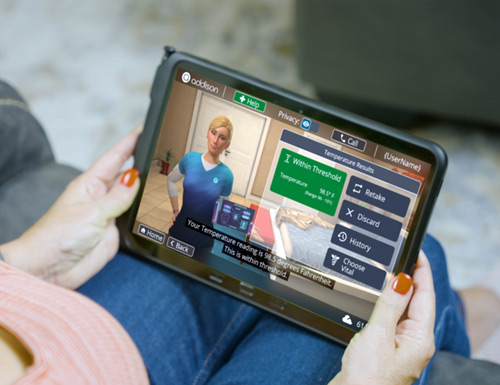 Electronic Caregiver teams up with The Health Group to innovate insurance with Addison Care, a 3D virtual caregiver solution