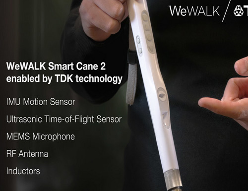 TDK Technologies empower innovation in accessibility with WeWALK's AI-powered smart cane